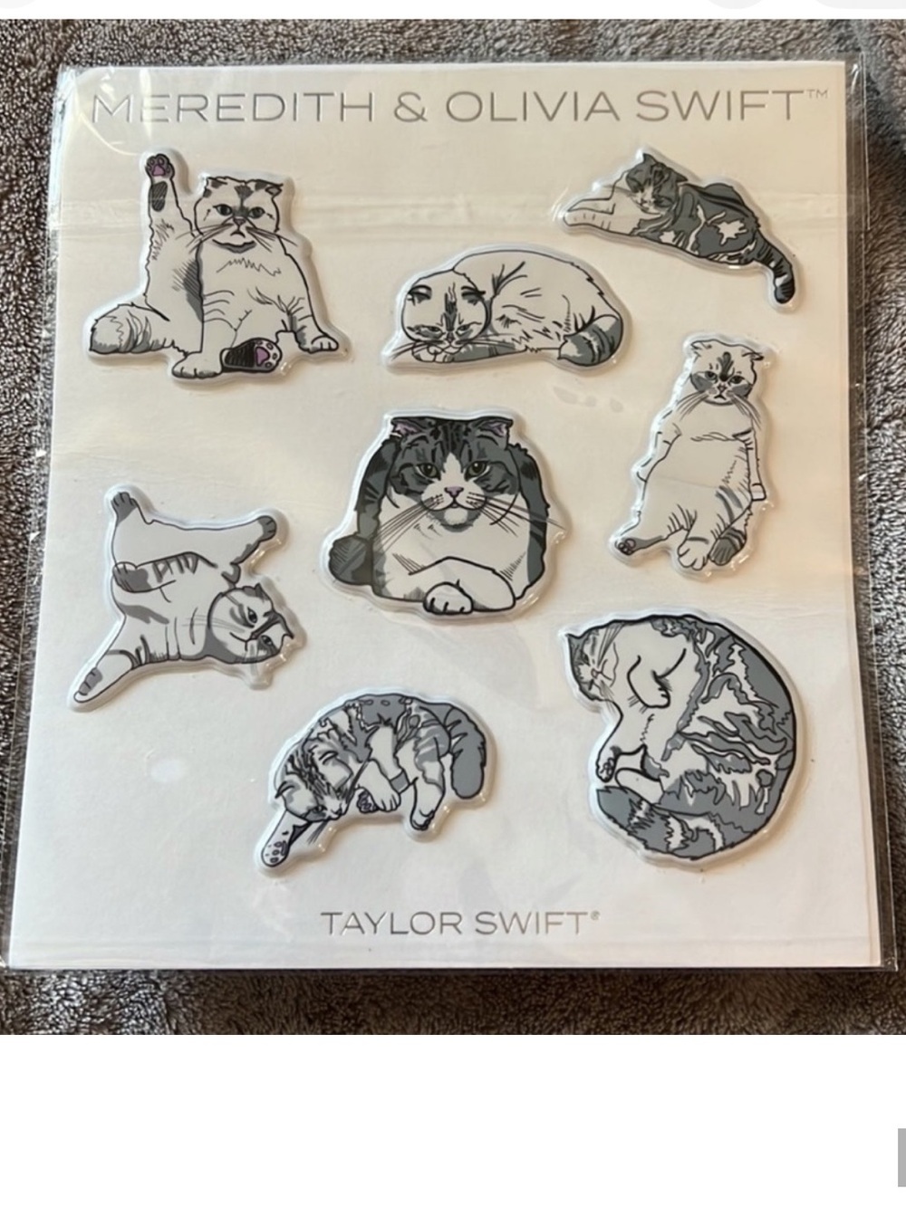Taylor Swift New Olivia Meredith
Swift Cat Stickers Puffy 3D